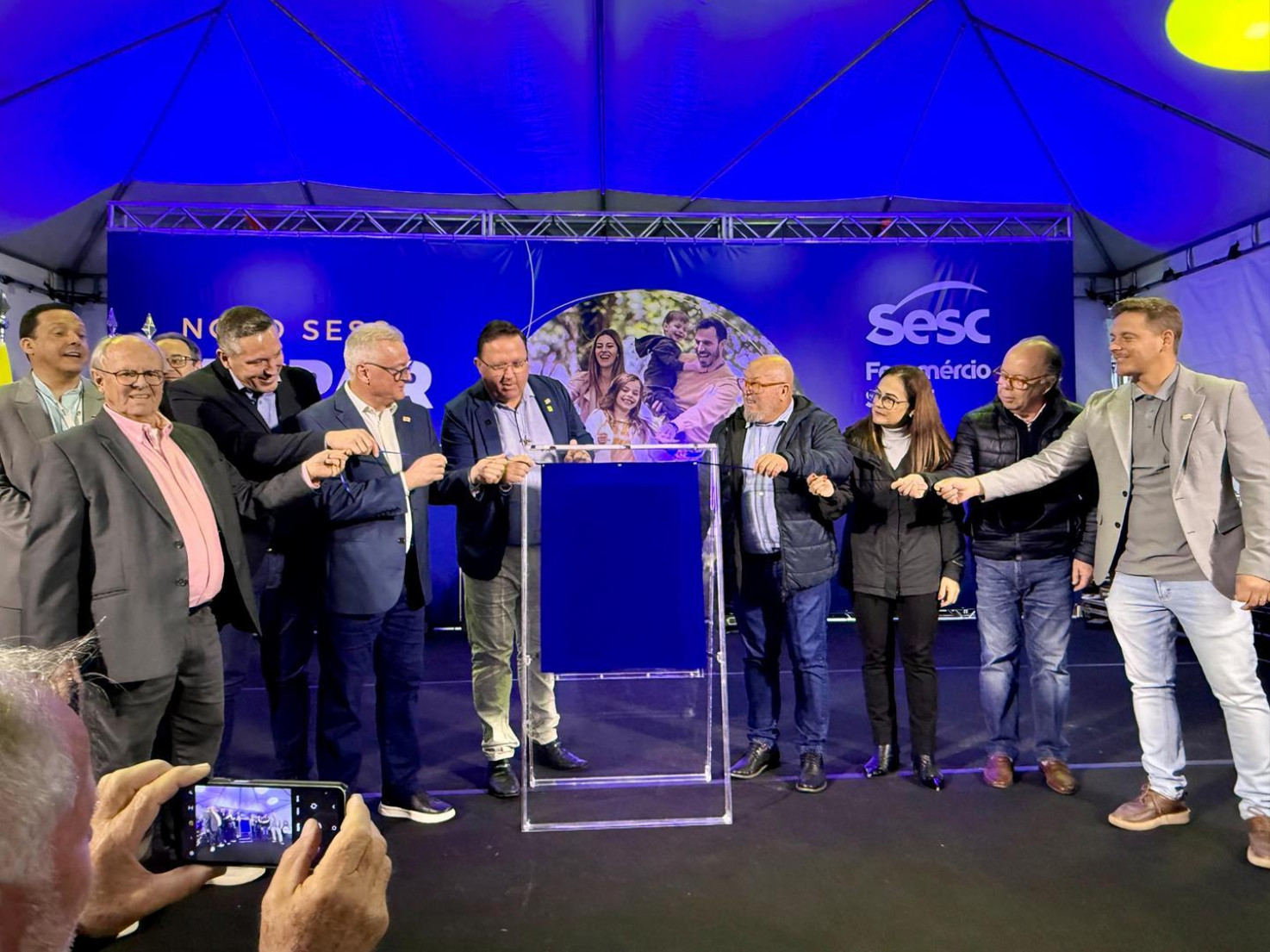 Inauguração do SESC Gaspar