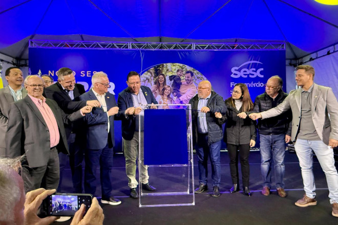 Inauguração do SESC Gaspar