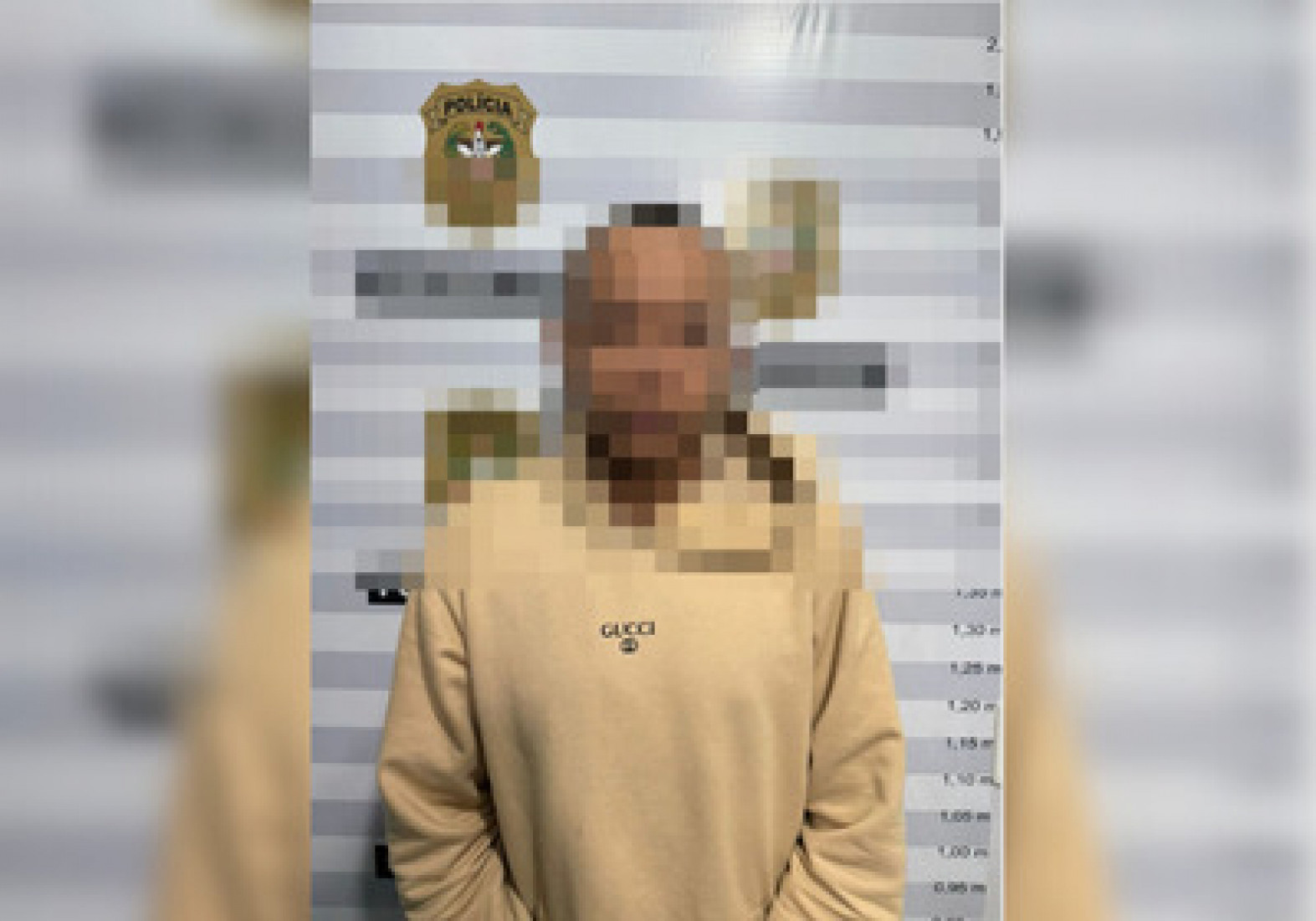 O suspeito foi levado para a Delegacia de Polícia Civil de Ascurra, onde permanece à disposição da Justiça
