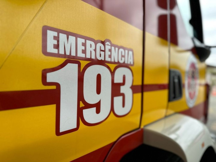 O homem foi encaminhado consciente ao Hospital Santo Antônio