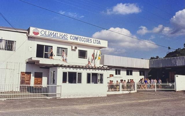 O prédio da Olimalhas na década de 1980