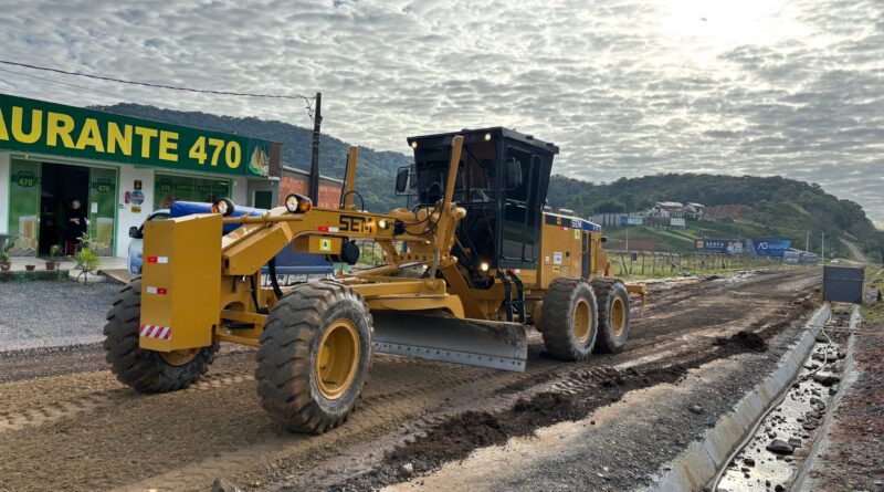 Obras divulga cronograma semanal de serviços em Gaspar