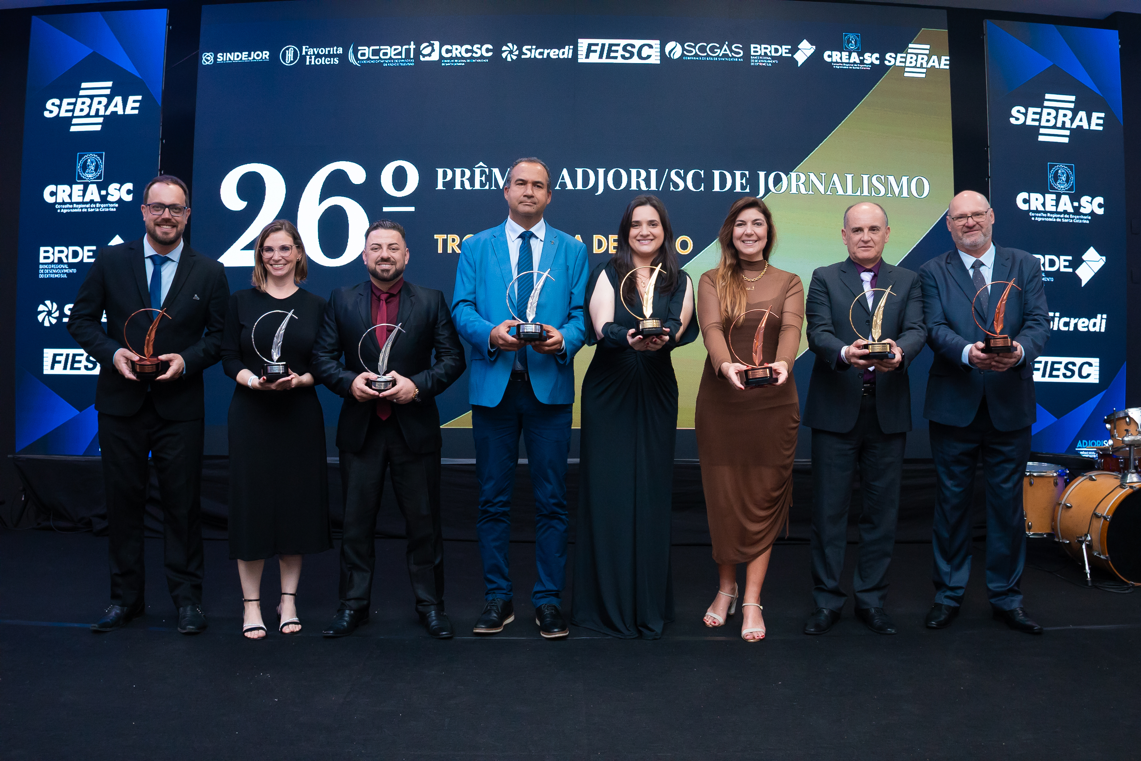 Vencedores dos Penas de Ouro, Prata e Bronze em jornalismo impresso, on-line e publicidade