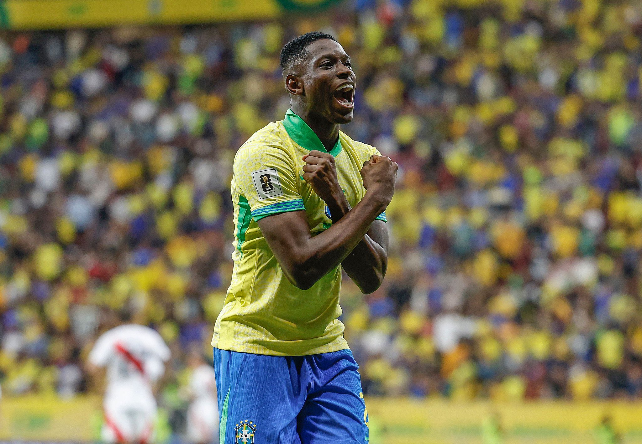 Estêvão, Lucas Paquetá e Bruno Guimarães marcaram os gols da seleção