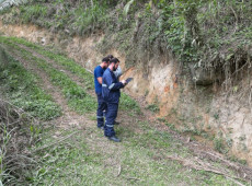 Distrito da Vila Itoupava foi a primeira localidade vistoriada pela equipe técnica