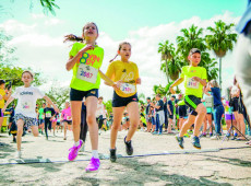 A maratoninha é uma das atrações da Meia Maratona do Bela Vista