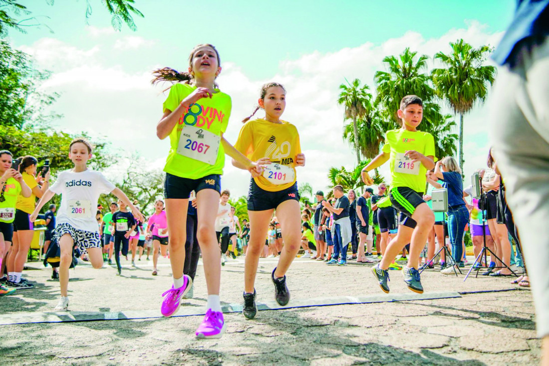 A maratoninha é uma das atrações da Meia Maratona do Bela Vista