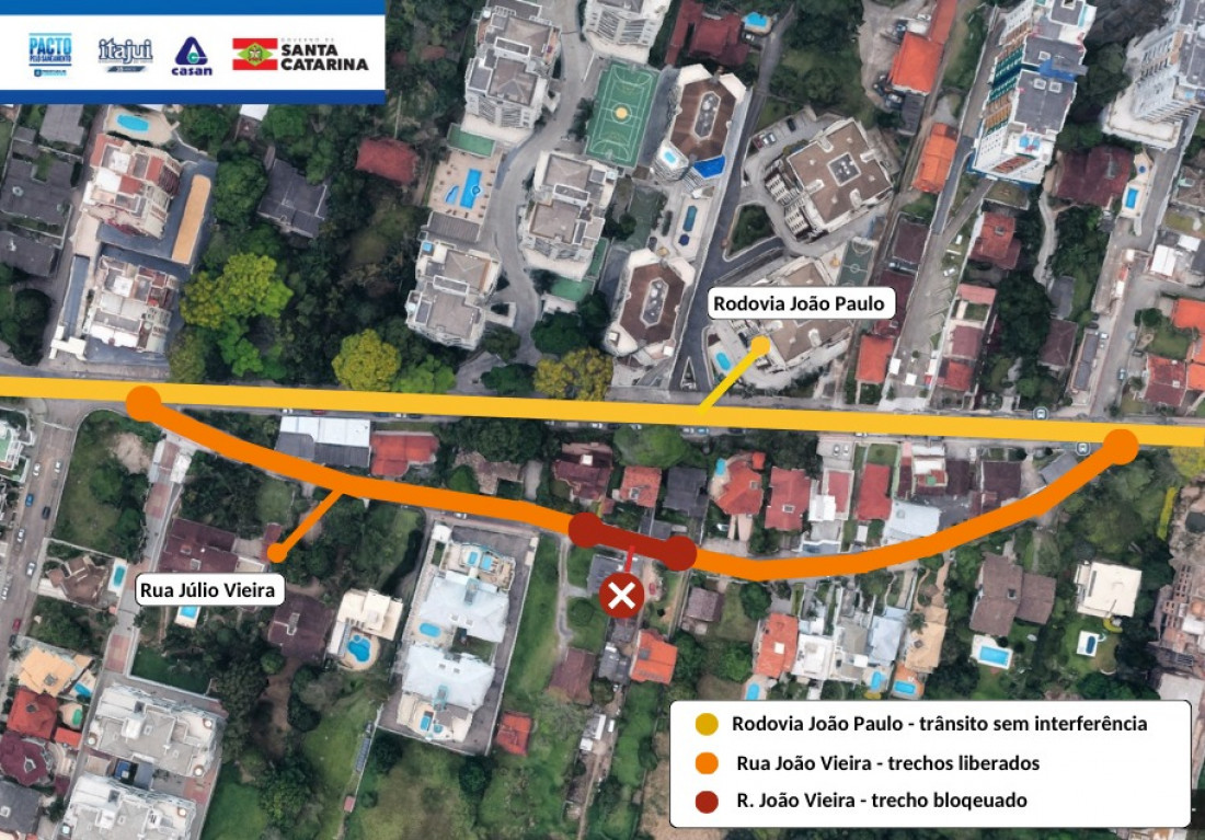 Casan inicia dois novos trechos de obras de esgotamento sanitário em Florianópolis na segunda-feira