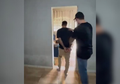 O criminoso foi capturado em sua residência, no bairro Badenfurt, em Blumenau