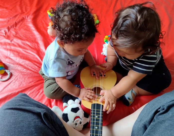 Projeto une matemática, música e robótica para bebês em Brusque
