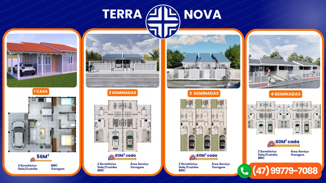 Com cerca de 150 casas construídas, a Terra Nova se consolidou como referência no mercado