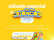 Sábado especial de dia das crianças