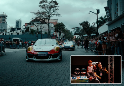 Ação da Porsche Cup Brasil em Blumenau