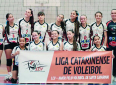 Meninas do vôlei conquistaram um grande resultado em Nova Trento