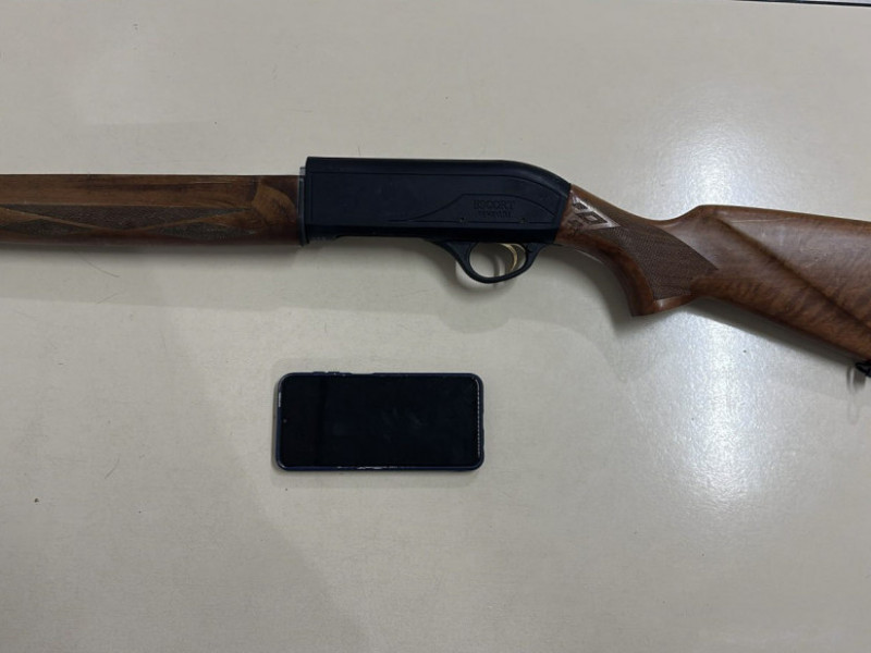 Arma calibre 12 foi apreendida em Ilhota
