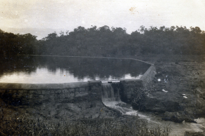 Reservatório no Rio Itajaí-Açu