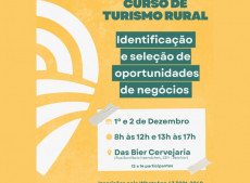 Gaspar promove curso de turismo rural para incentivar negócios no campo