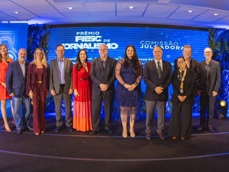 Solenidade do Prêmio FIESC de Jornalismo 2025