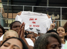 Mães que perderam filhos em outras ações policiais participaram do ato