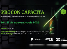 evento do PROCON/SC treina fiscais do Estado no combate à falsificação de bebidas e roupas