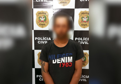 O detido foi levado ao presídio e deve passar por audiência de custódia