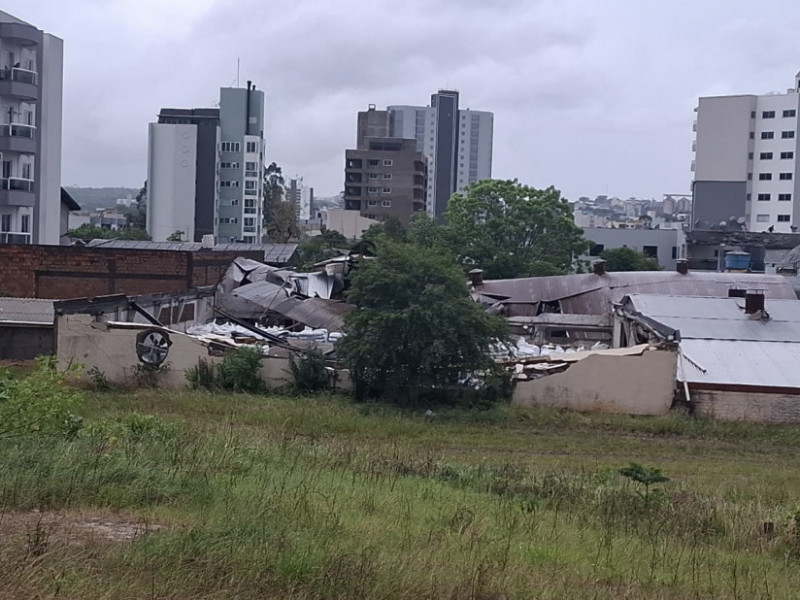 Chuva causou muitos estragos em Xanxerê