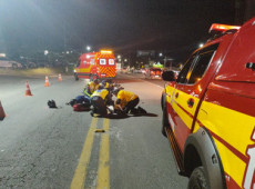 As vítimas, ambas ocupantes da motocicleta, foram encaminhadas ao Hospital Nossa Senhora do Perpétuo Socorro