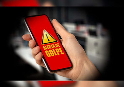 O órgão reforça que nunca envia links por mensagens