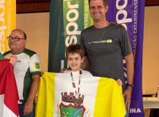 Sebastian levou Gaspar pela primeira vez ao pódio no Xadrez da Olesc