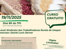 Epagri promove curso sobre Nota Fiscal Eletrônica do Produtor Rural em Gaspar

