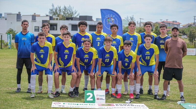 Foram seis jogos em que a escola de Gaspar teve cinco vitórias e uma derrota