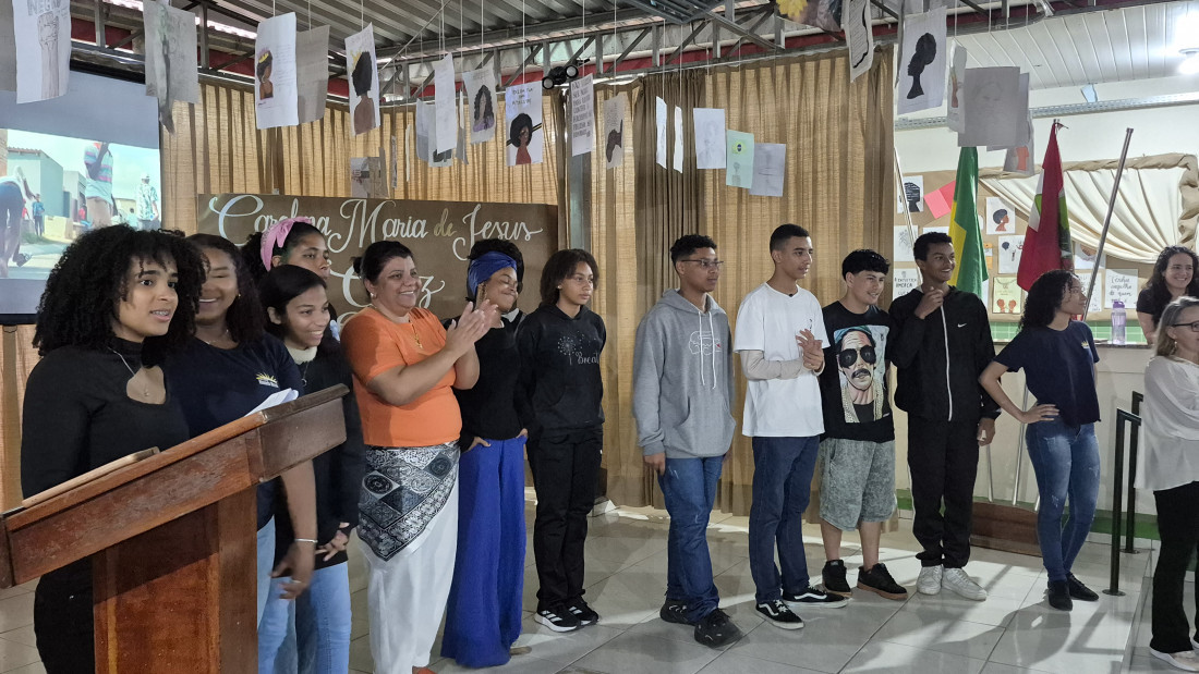 Mais de 50% dos estudantes da Honório Miranda são negros e pardos