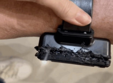 vídeo, feito pela PF, mostra a tornozeleira com sinais de violação