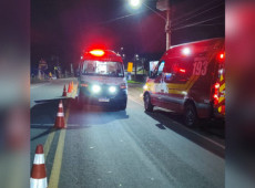 O condutor da segunda motocicleta envolvida no acidente deixou o local antes da chegada de bombeiros