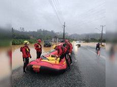 O monitoramento segue ativo por parte do CBMSC e da Defesa Civil