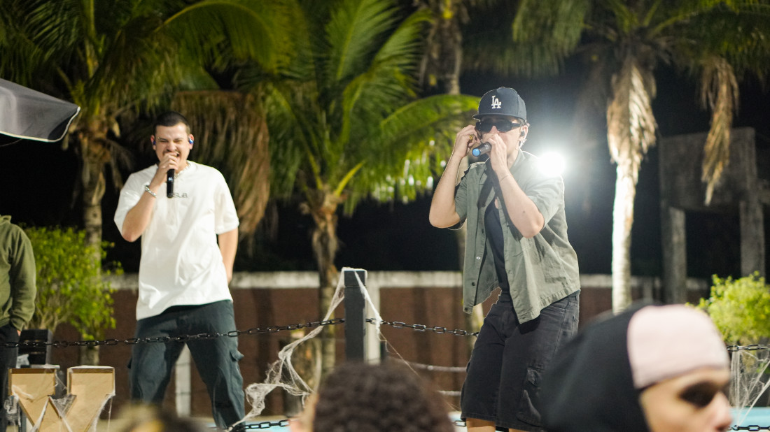 A apresentação no Halloween, em Florianópolis