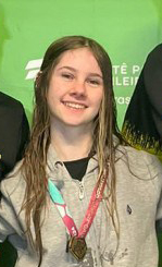 Gabriely Hostins, paratleta de Gaspar