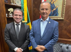 Willian Medeiros e o governador Jorginho Mello