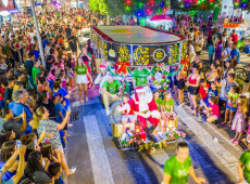 A programação começa a partir das 19h30, na principal rua de Gaspar