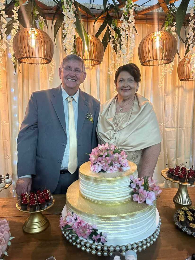 Maria Lídia Fernandes e Luiz Fernandes Junior