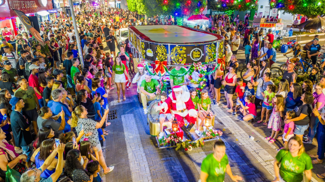 A programação começa a partir das 19h30, na principal rua de Gaspar