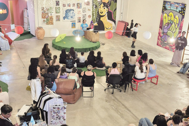 Bom p&uacute;blico prestigiou o evento em Blumenau