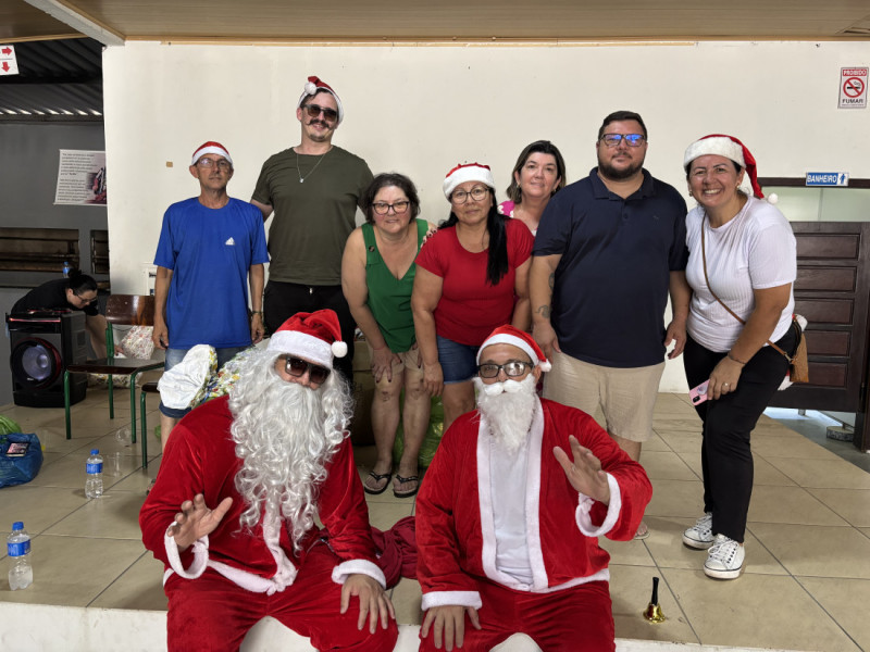 O clima natalino tomou conta da Margem Esquerda