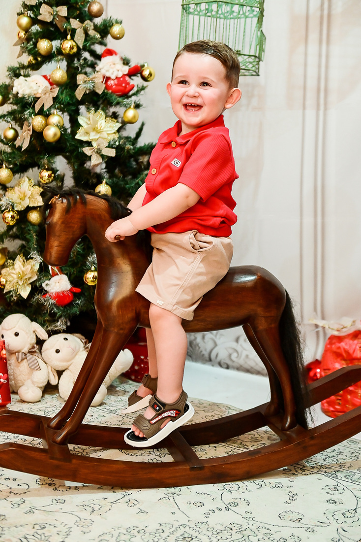 Vitor Schmidt Artigas, de 1 ano 6 meses