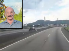 V&iacute;deo mostra Oscar Reus (detalhe) conduzindo seu ve&iacute;culo na contram&atilde;o