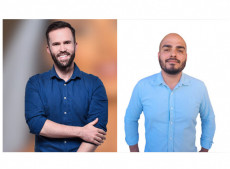 Robson (&agrave; esquerda) a v&iacute;tima e Rodrigo, o suspeito de cometer o crime