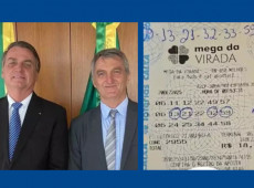 Bolsonaro e o irm&atilde;o Renato: aposta no 13