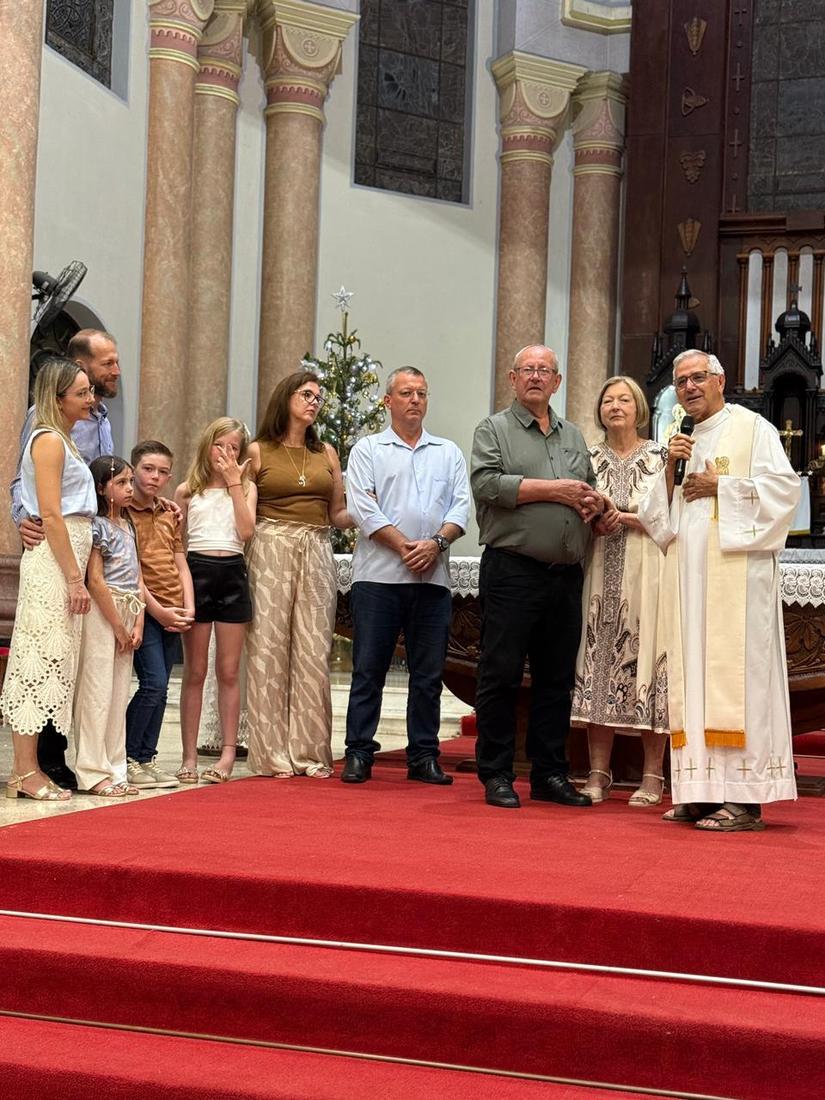 Frei Pedro ae sua simp&aacute;tica mensagem final