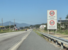 Os dois radares fixos na BR-470, trecho Gaspar, foram retirados