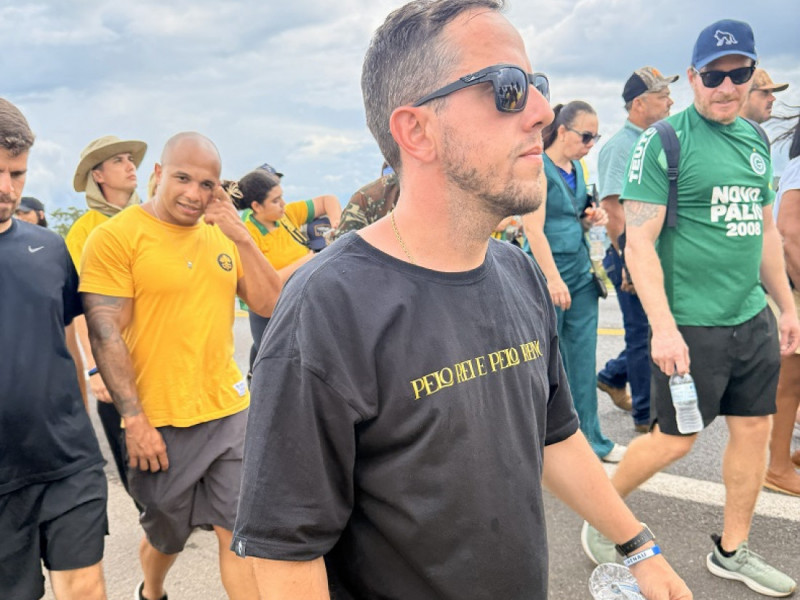 O vereador Flavinho (PL) de Blumenau tamb&eacute;m est&aacute; engajado ao movimento